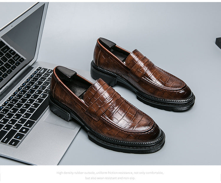 Plus Size Men's Slip-on Platform Slip-on Loafers