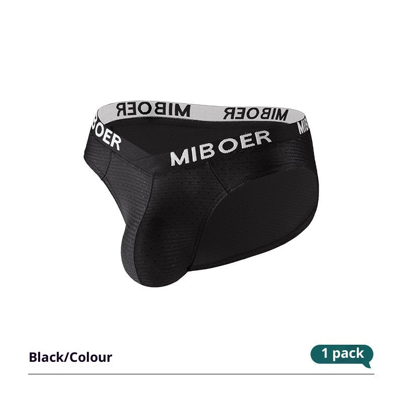 New Men's Underwear Large V-shaped Low-rise U-convex Large Pouch Triangle