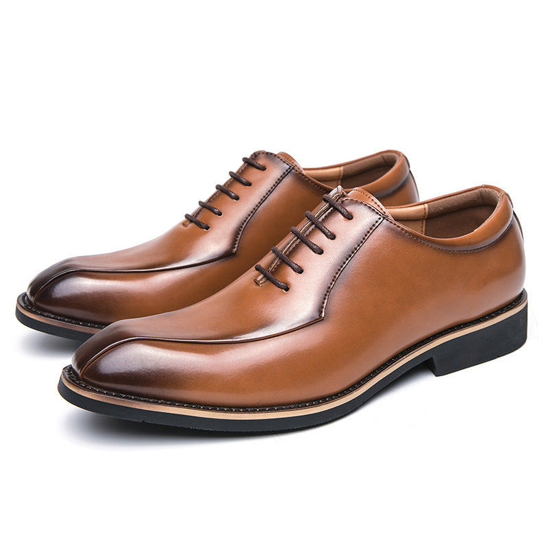 Trendy Business Formal Wear Fashion Men's Dinner Leather Shoes