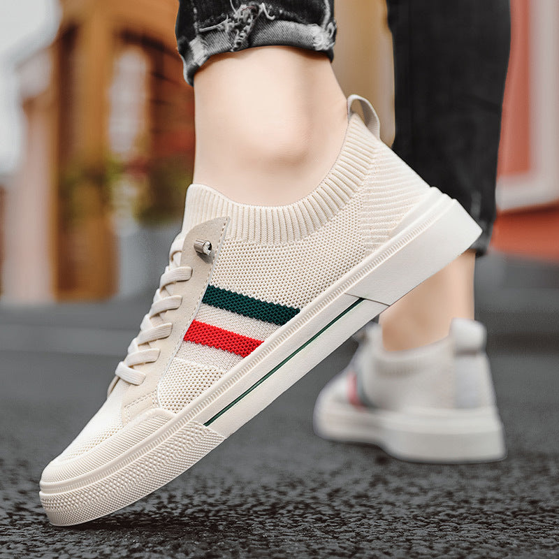 Breathable Thin Knitted Mesh Men's Casual Sneakers