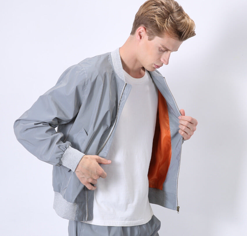 Outdoor sports reflective windbreaker