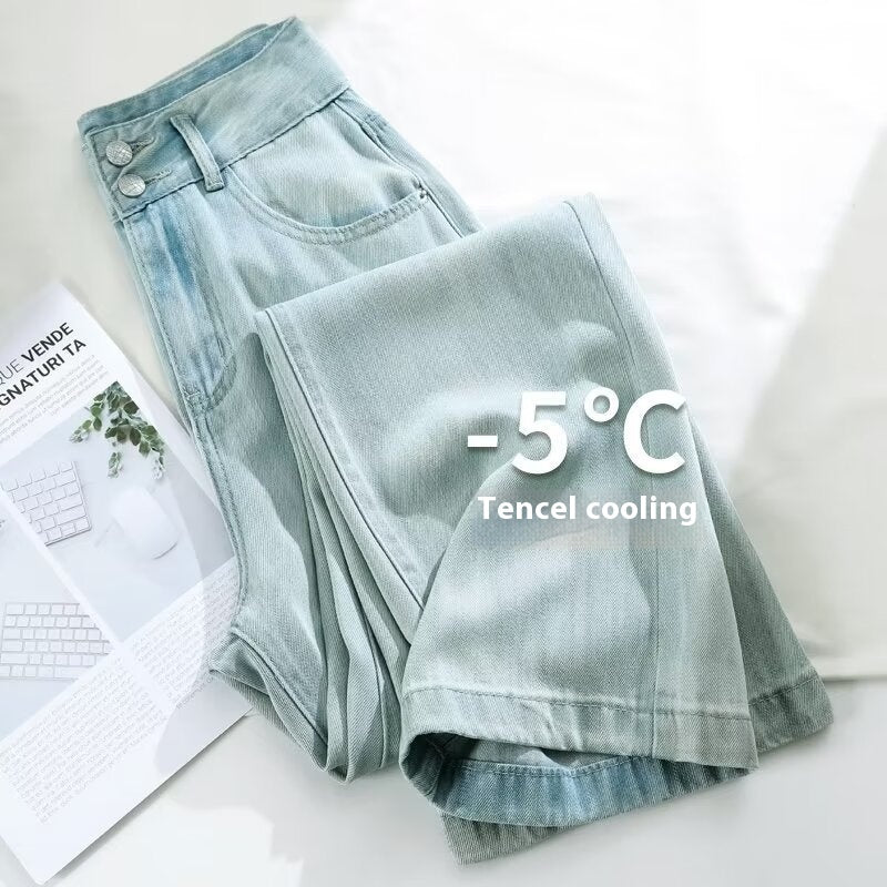 Jeans Men's Ripped Slim Straight Pants High Street Vibe