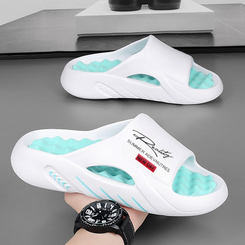 Foot Massage Slippers Men's Non-slip Deodorant