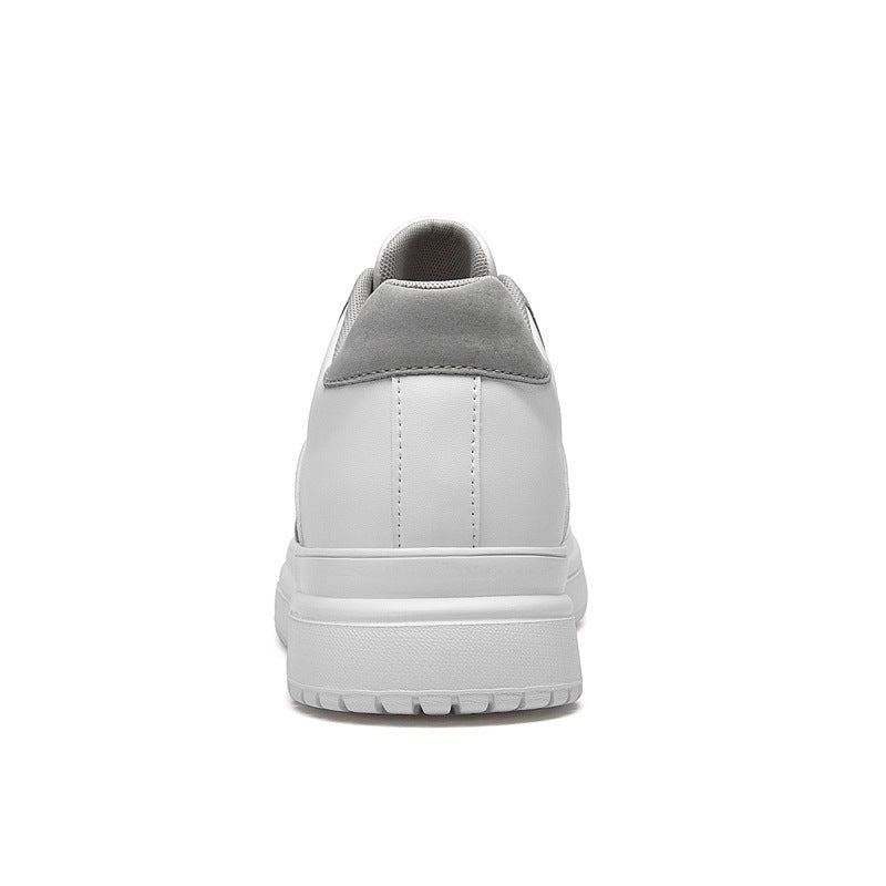 Summer Breathable Invisible Height Increasing Insole Men's Spring Soft Bottom Skateboard Shoes