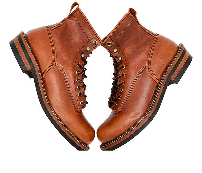 Retro Manual Heightening Tooling Martin Boots Men