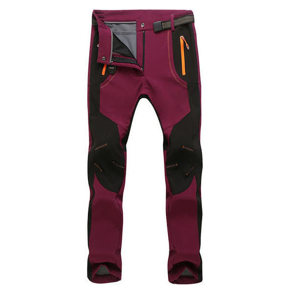 Warm And Breathable Fleece Padded Hiking Pants