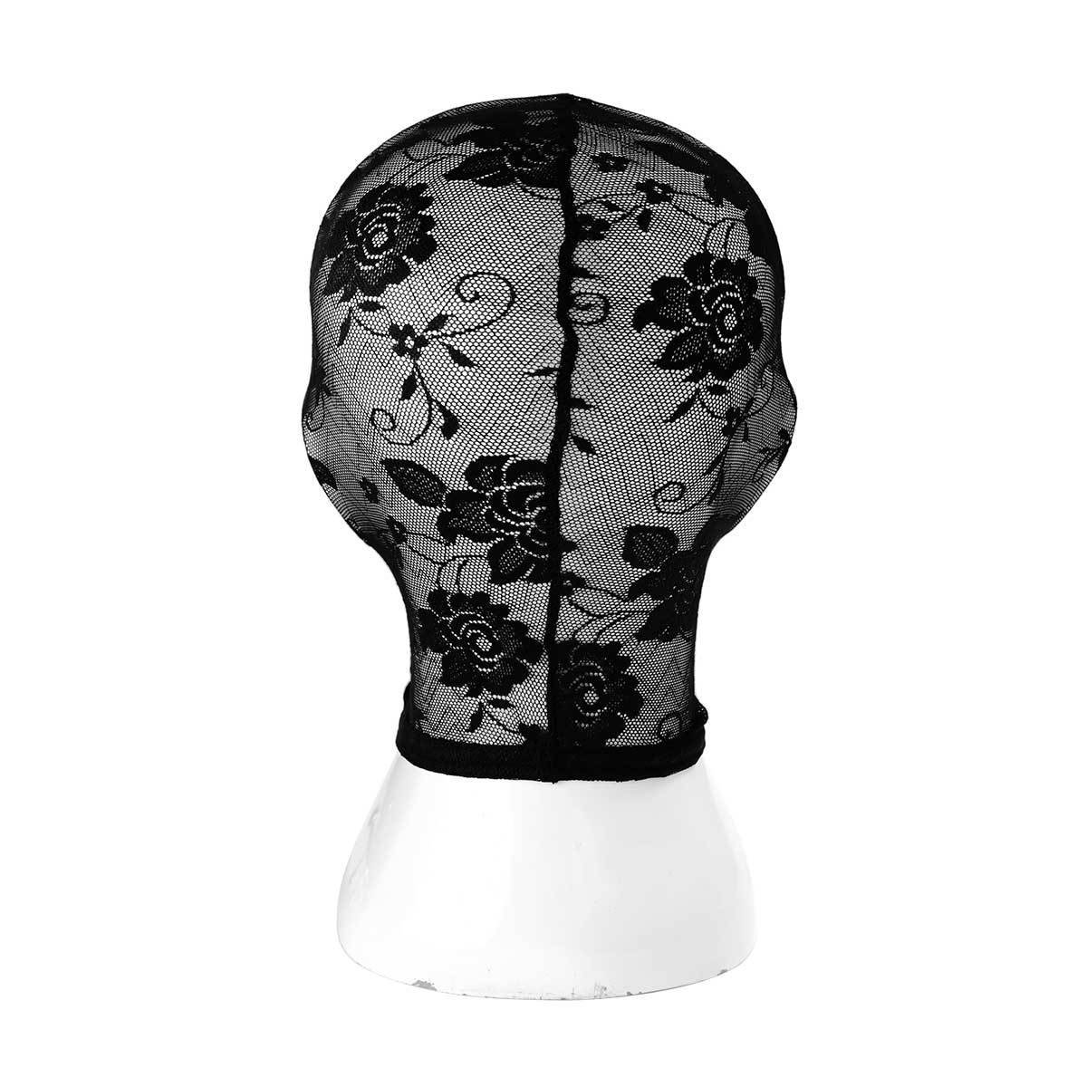 Lace Pattern Headscarf Face Mask For Women