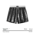 Galaxy Reflective Bright Silver Casual Woven Loose Underwear