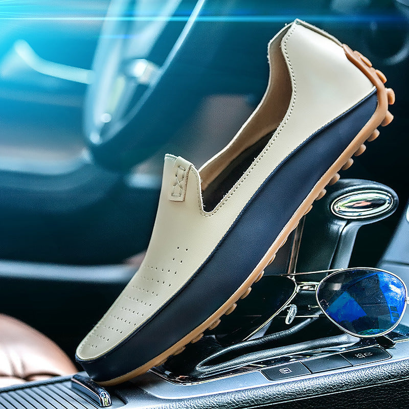 Lightweight Plus Size Korean Gommino Men's Shoes Breathable