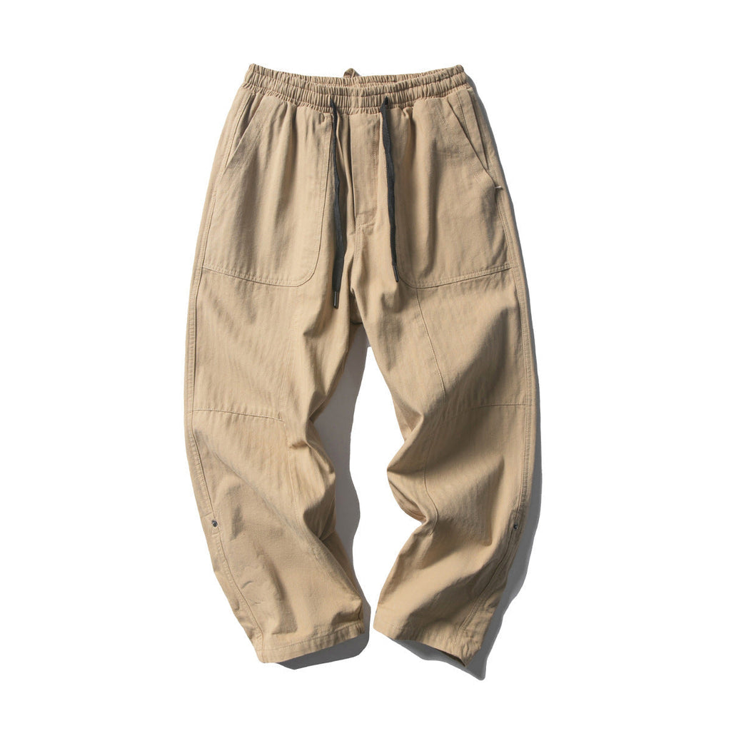 Men's Loose Straight Versatile Patchwork Casual Pants
