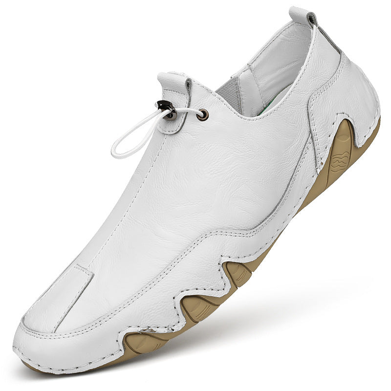 Men's Plus Size Sports Genuine Leather Leather Shoes