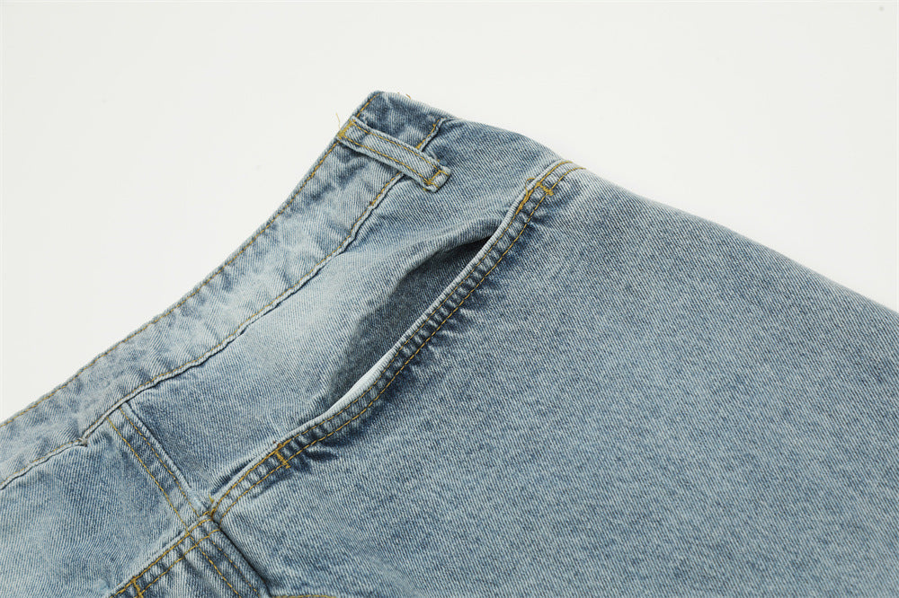 Men's Design Niche Loose Wide-leg Pants