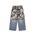 Ripped Stitching Digital Printing Jeans
