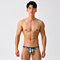 Men's Triangle Low Waist Floral Swimming Trunks