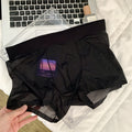 20D Ice Silk Nude Feel Seamless Ultra-thin Transparent Men's Underwear Boxers