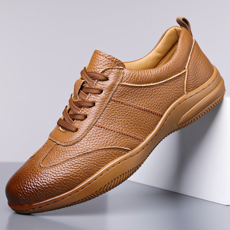 Casual Business Shoes Korean Style Punching Hollow Trendy Men's Shoes