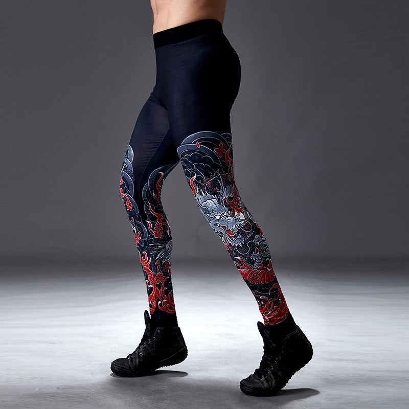 Tight Men's Bodybuilding Yoga Pants Base