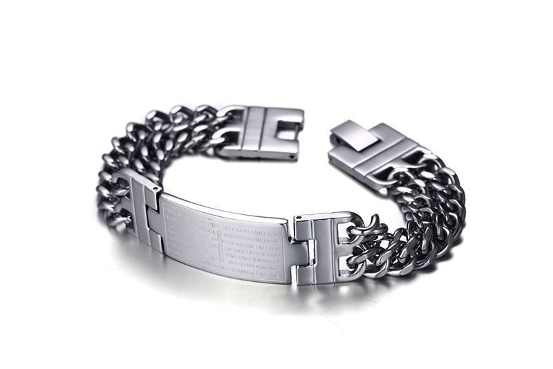 Cross Scripture Bracelet