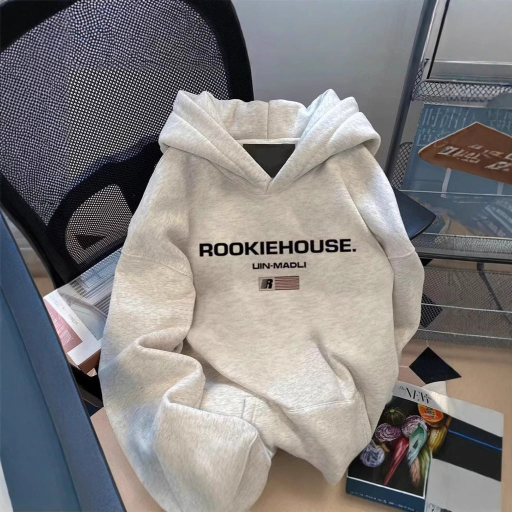 Loose letter Print hoodie