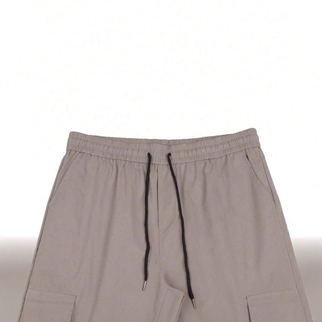 Workwear Casual Pants Drawstring Elastic Waist Track Pants