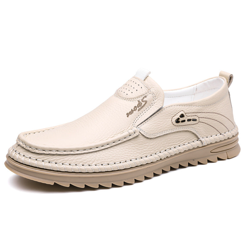 Men's First Layer Cowhide Driving Shoes
