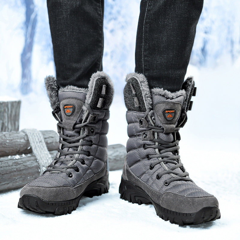 Northeast Plus Size Fleece Snow Boots Men's Shoes