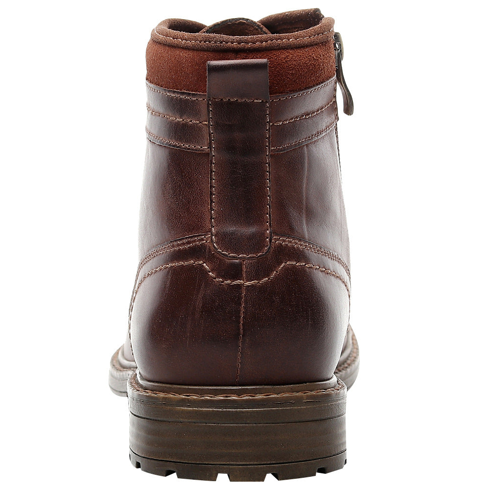 Fashion Simple Leather Men's Martin Boots
