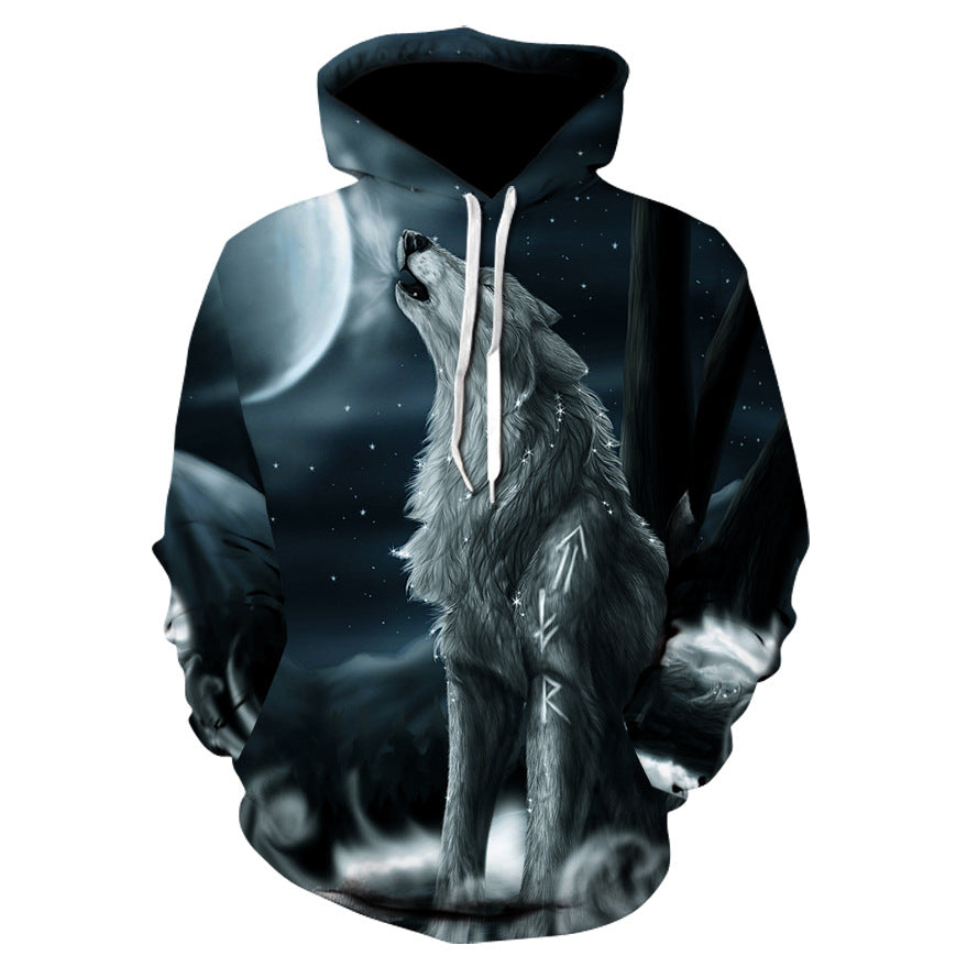 Printed Hooded Sweater To Map Custom Hooded