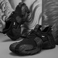 Fly Woven Mesh Breathable Sports Men Trendy All-match Thick Bottom Work Shoes