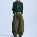 Men's Retro Minority Vintage Style Profile Radish Overalls