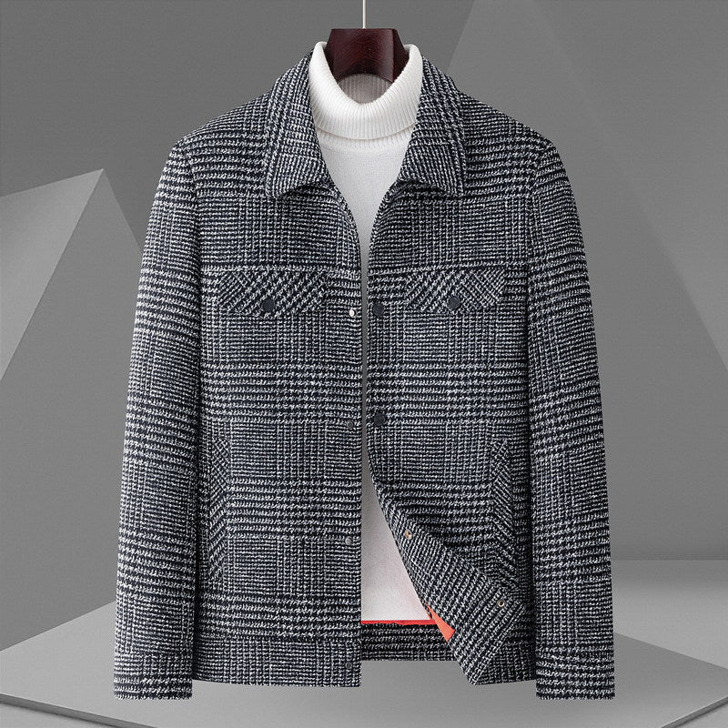 Autumn New Men's Youth Fashion Casual Lapel Jacket
