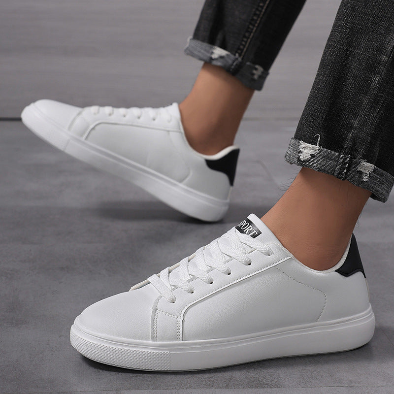 Versatile Sneaker Breathable White Shoes Student Running Shoes