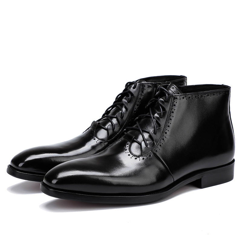 Men's High Top Martin Boots In Autumn