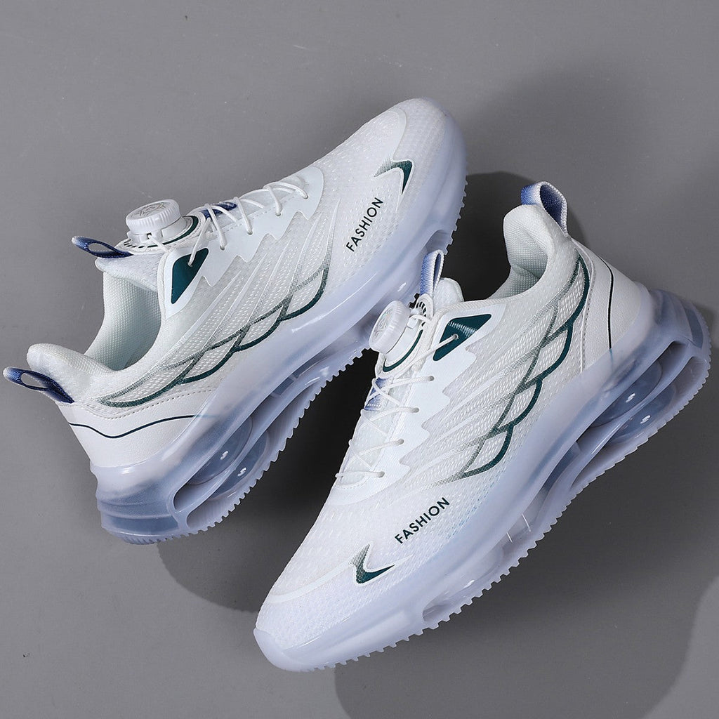 Rotating Button Youth Sports Running Casual Shoes