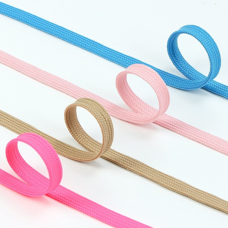White Shoes Colorful Bandlet Shoelaces