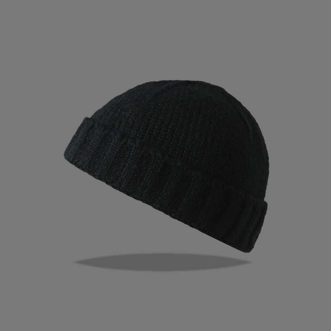 American Knitted Hat Women's All-match Face-looking Little Watermelon Hat Yupi Beanie Hat