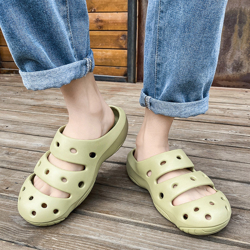 Fashionable Breathable Home Men's Hole Shoes