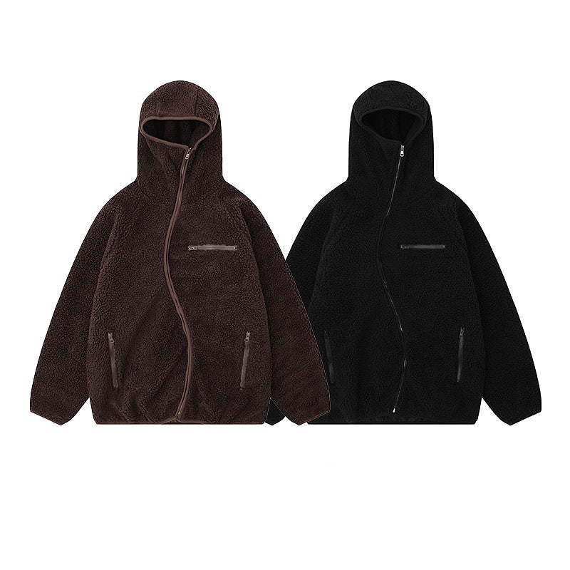 Men's Lambswool Warm Coat Irregular