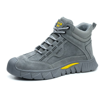 Men's Winter Plus Velvet Cotton Shoes High-top Mid-bang Velvet Warm-keeping And Cold-proof