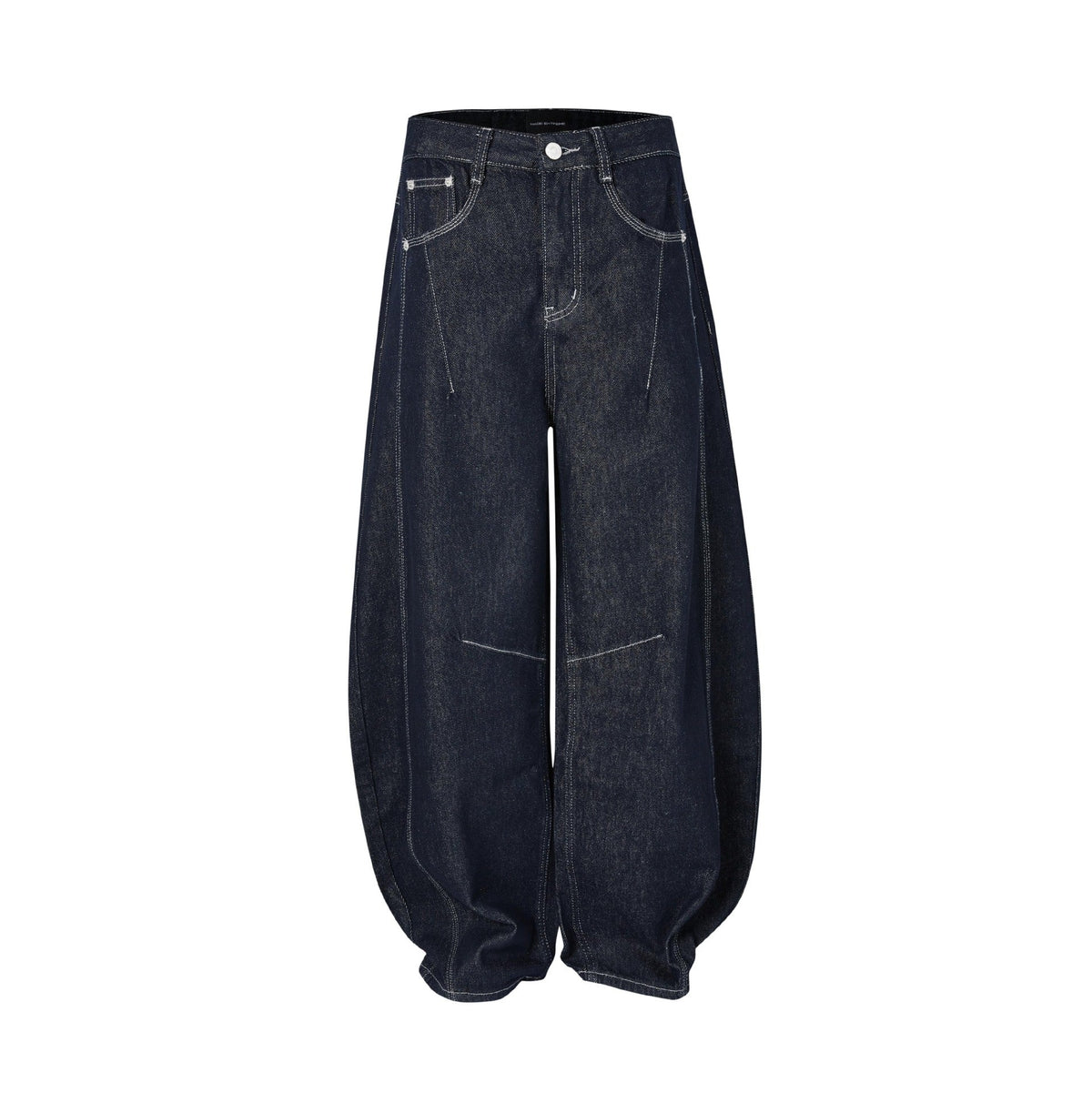 Design Wide Leg Bright Line Primary Color Jeans Trousers For Men And Women