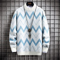 Fashion Personality Half Turtleneck Sweater Men's Top