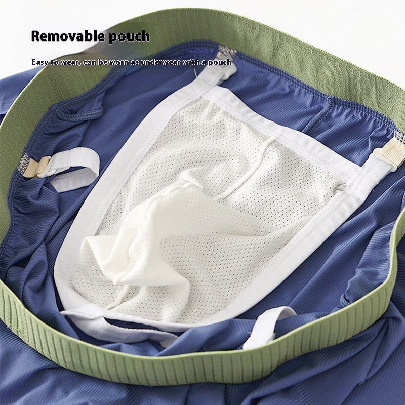 Summer Loose Home Pants Breathable Boxers Seamless