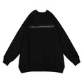 Three-Dimensional Embossed Gradient Print Round Neck And Velvet Pullover Sweater