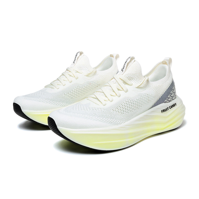 Summer Road Running Shoes Shock Absorption Breathable Mesh Surface