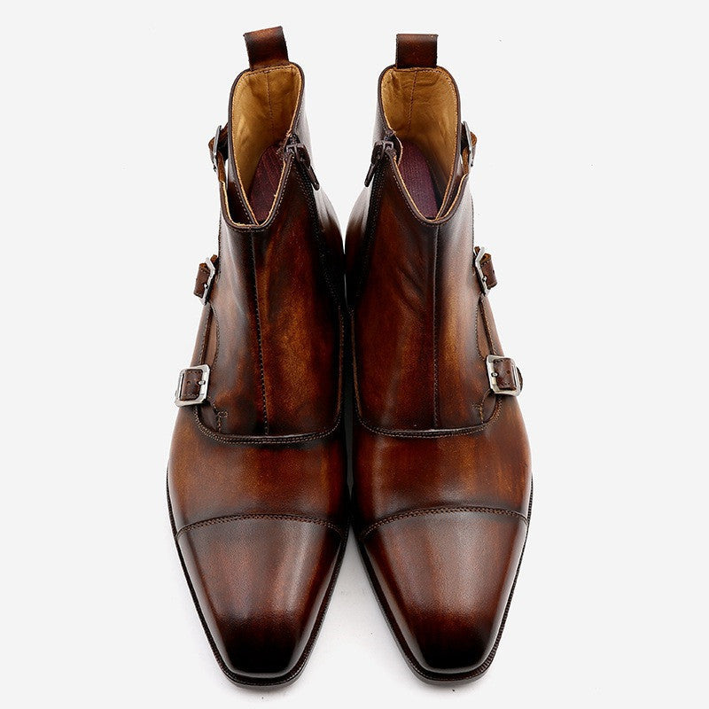 Men's Handmade Leather Breathable Casual Shoes