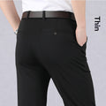 Summer Thin Ice Silk Middle-aged Men's Pants