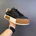 Genuine Leather Breathable Men's Shoes Casual Soft Leather Sneakers