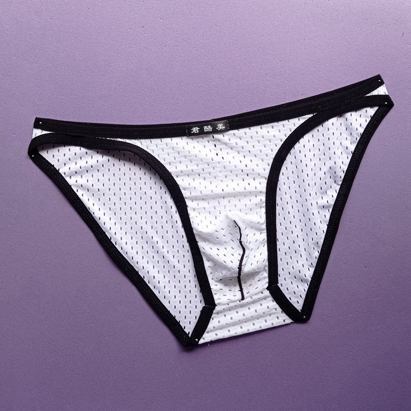 Men's Ice Breathable Low Waist Tight Low Waist Stretch Underwear