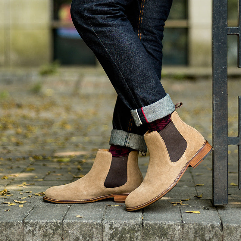 Fall New Products Frosted Leather Men's Shoes