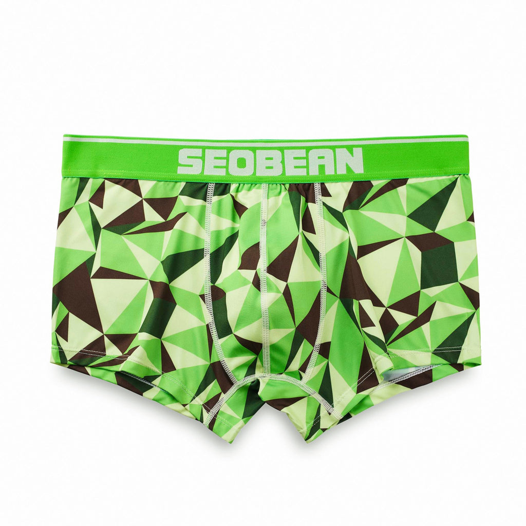 Fashion Geometry Pattern U Convex Boxers
